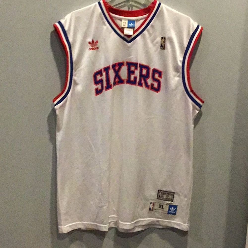 Adidas NBA Philadelphia 76ers hardwood classics basketball jersey